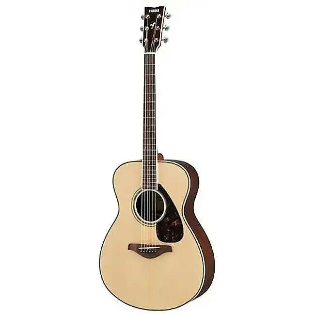 Yamaha Fs830 Solid Spruce Top Concert Acoustic Guitar Natural *Free Shipping In The Usa* 1