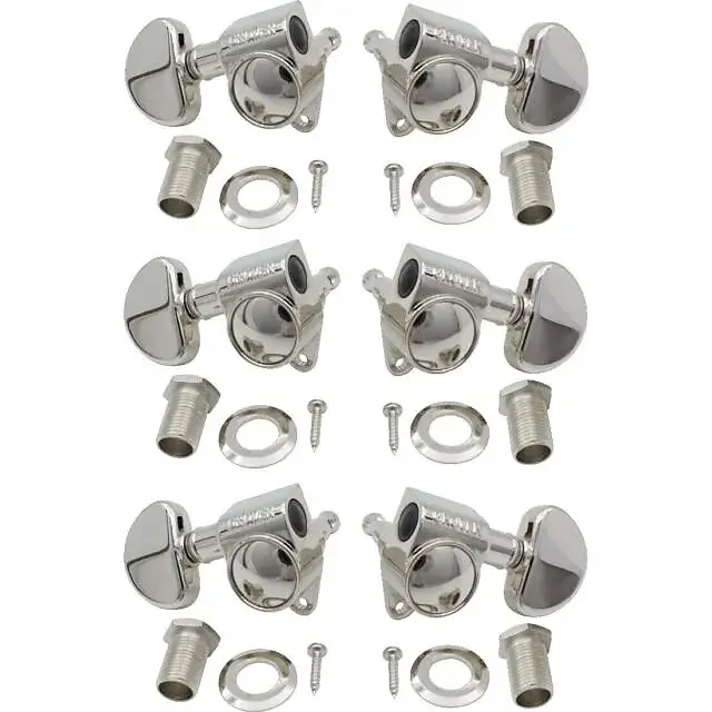 Grover 102N Rotomatic Guitar Tuning Keys 3+3 Tuning Heads 1