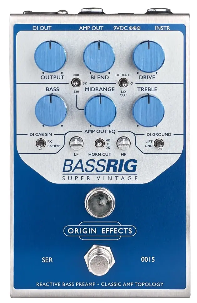 Origin Effects Bassrig Super Vintage "Free Shipping In The Usa" 1