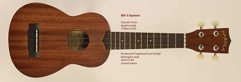 Kala Brand Makala Mk-S Soprano Ukulele 1