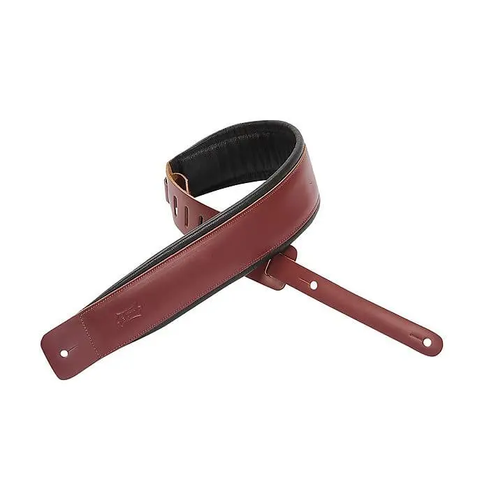 Levy's Dm1pd-Brg Genuine Leather Guitar Strap  *Free Shipping In The Usa* 1