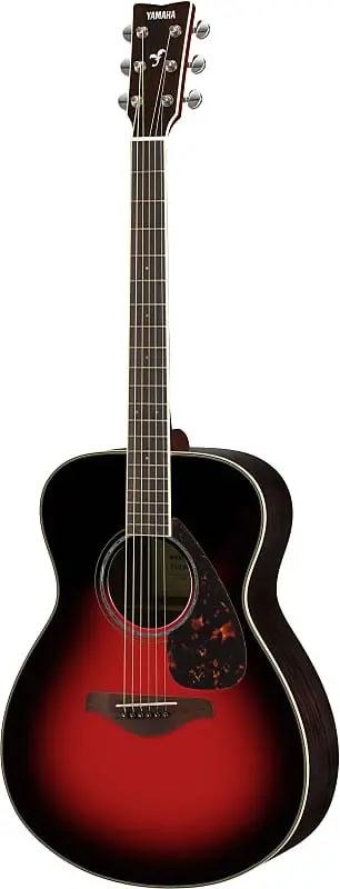 Yamaha Fs830-Dsr Small-Body Acoustic Guitar Dusk Sun Red 1