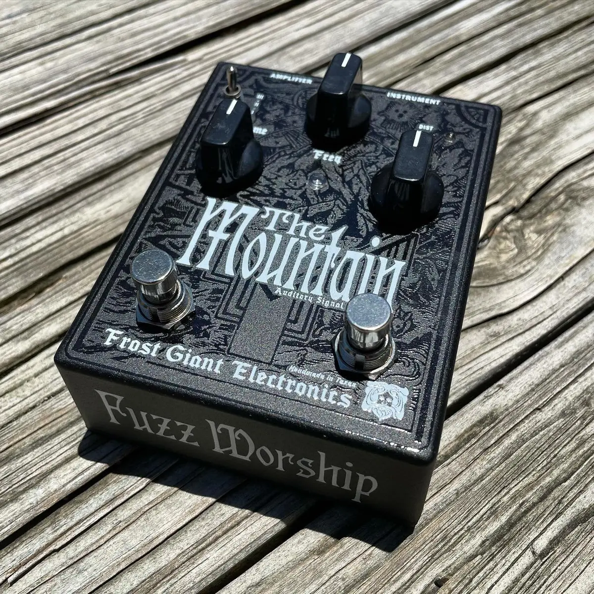 Frost Giant Electronics - The Mountain V3 Distortion / Overdrive / Fuzz *Free Shipping In The Usa* 1