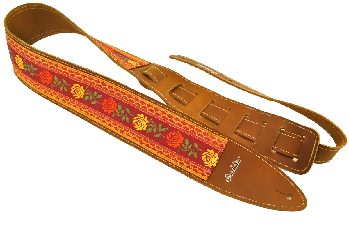 Souldier Tuscan Rose Torpedo Guitar Strap *Free Shipping In The Us* 1