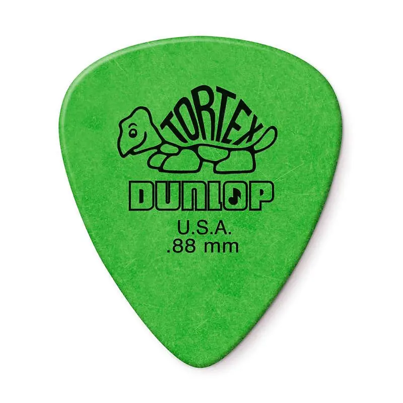 Dunlop Tortex Standard Picks .88Mm, 12 Pack- 418P.88 Green 1