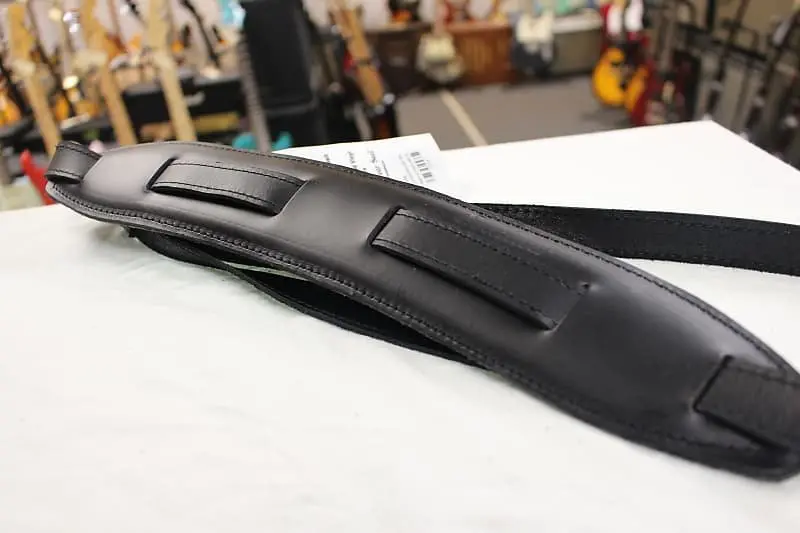 Souldier Plain Saddle Strap - Black Leather Strap With Black Pad *Free Shipping In The Usa* 1