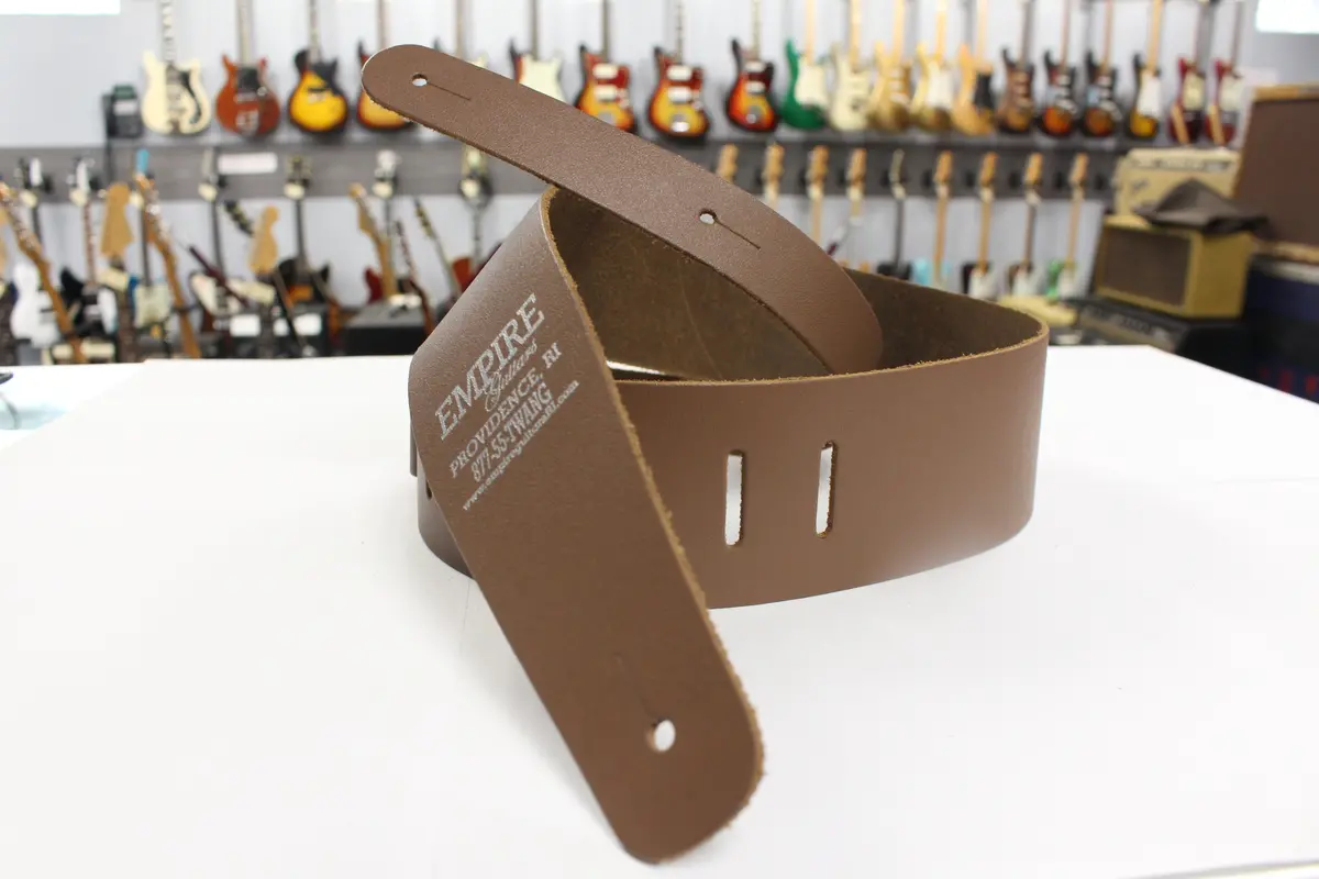 Henry Heller Heco25-Tan Guitar Strap *Free Shipping In The Usa* 1