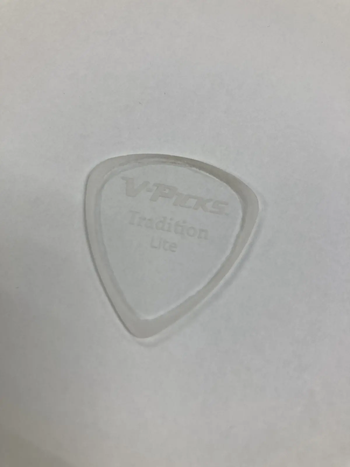 V-Picks Tradition Lite Ghost Rim- The Pick That Billy Gibbons Plays 1