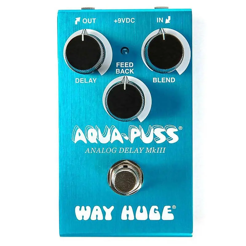 Way Huge Mini Aqua Puss Wm71 Analog Delay *Free Shipping In The Usa* 1