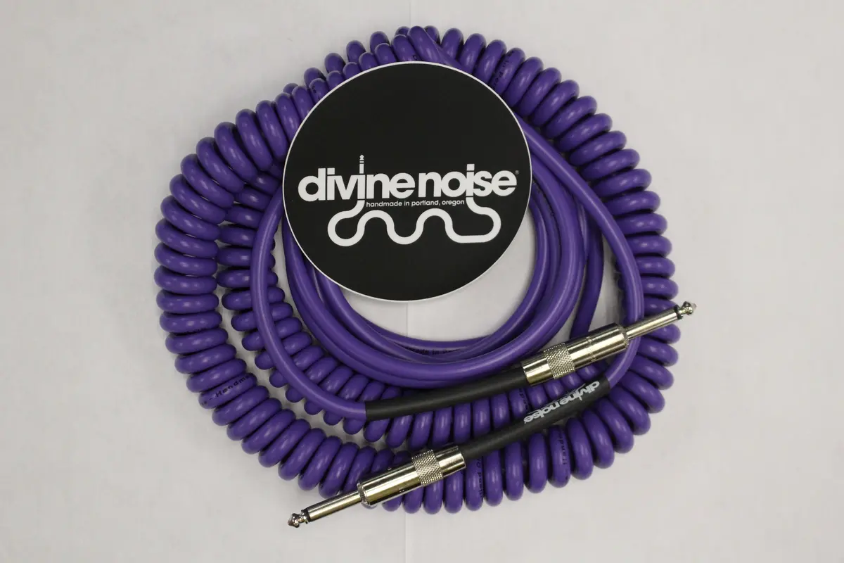 Divine Noise 50/50 Cable Purple 30' Straight / Straight *Free Shipping In The Usa* 1