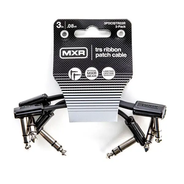 Mxr Trs Ribbon Patch Cables 3Pdcistr03r 3-Pack *Free Shipping In The Us* 1