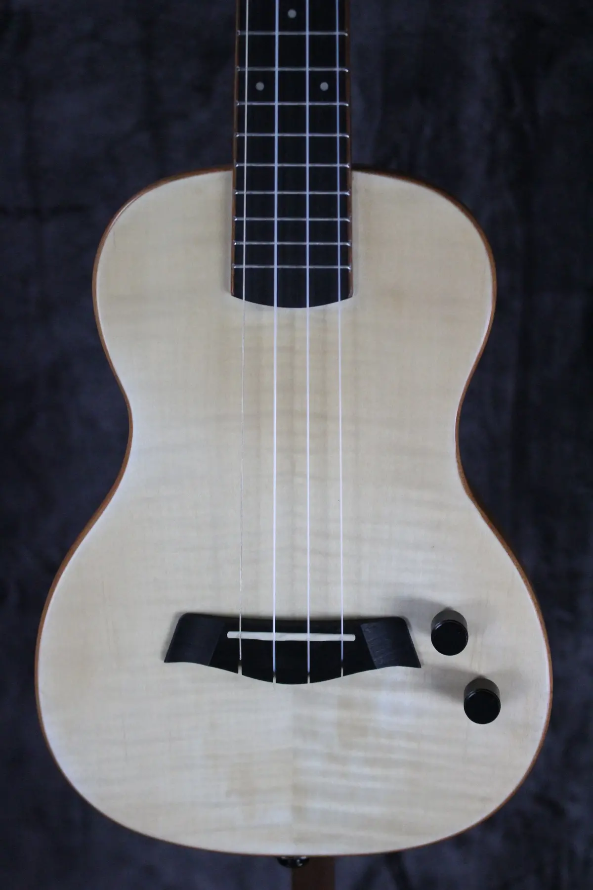 Kala Solid Body Electric Flame Maple Tenor Ukulele 1