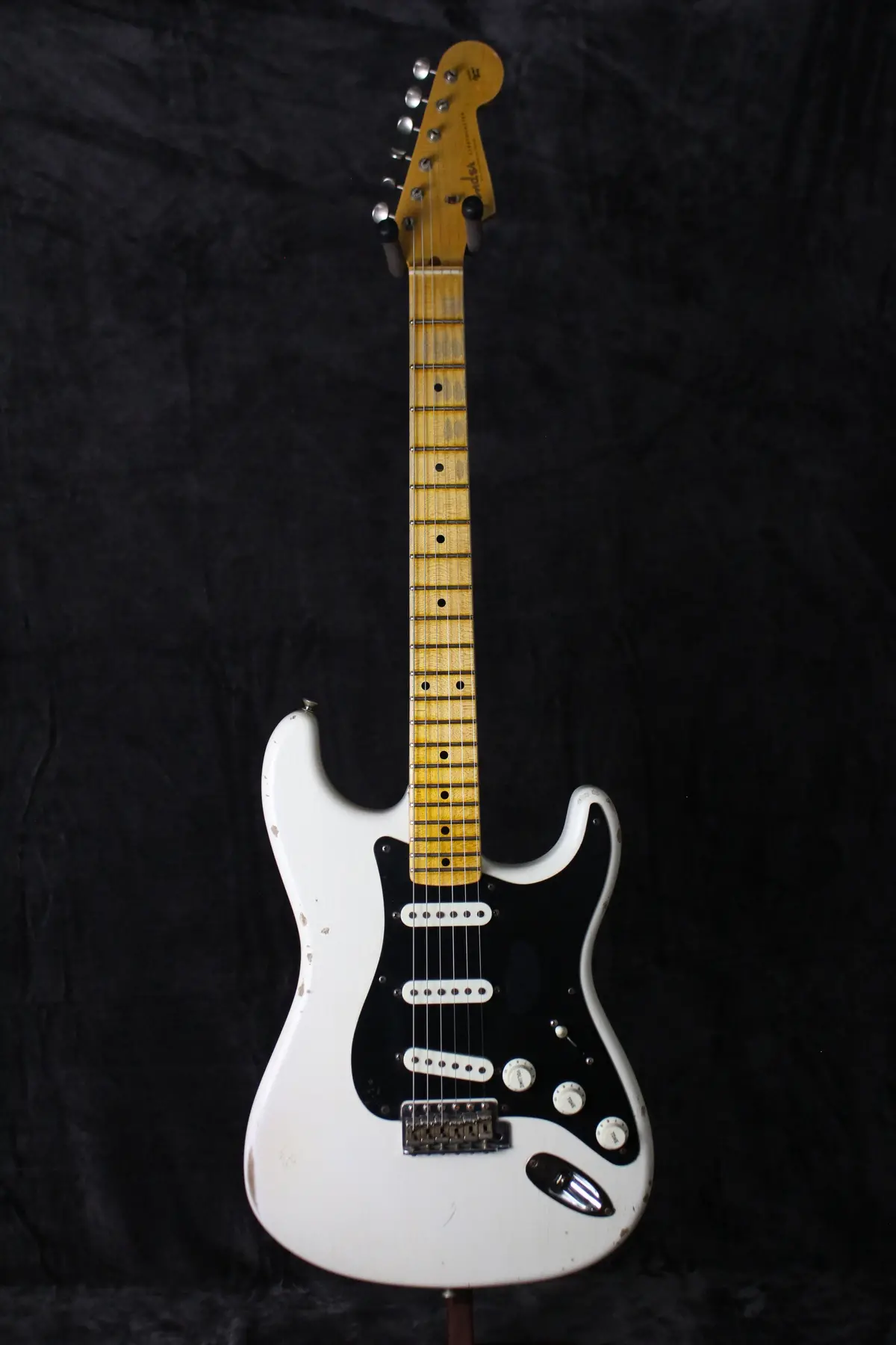 2016 Fender Custom Shop Journeyman Relic "Ancho Pablano" Stratocaster White Blonde 1