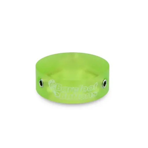 Barefoot Buttons V1 Colored Acrylic Green 18-V1-St-Ga 1