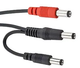 Voodoo Lab Ppeh24 Dual 2.1Mm To 2.5Mm Reverse Polarity Voltage Doubling Y Cable - 18" 1