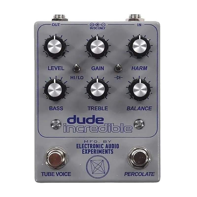 Electronic Audio Experiments Dude Incredible Tape Reel Grey *Free Shipping In The Usa* 1