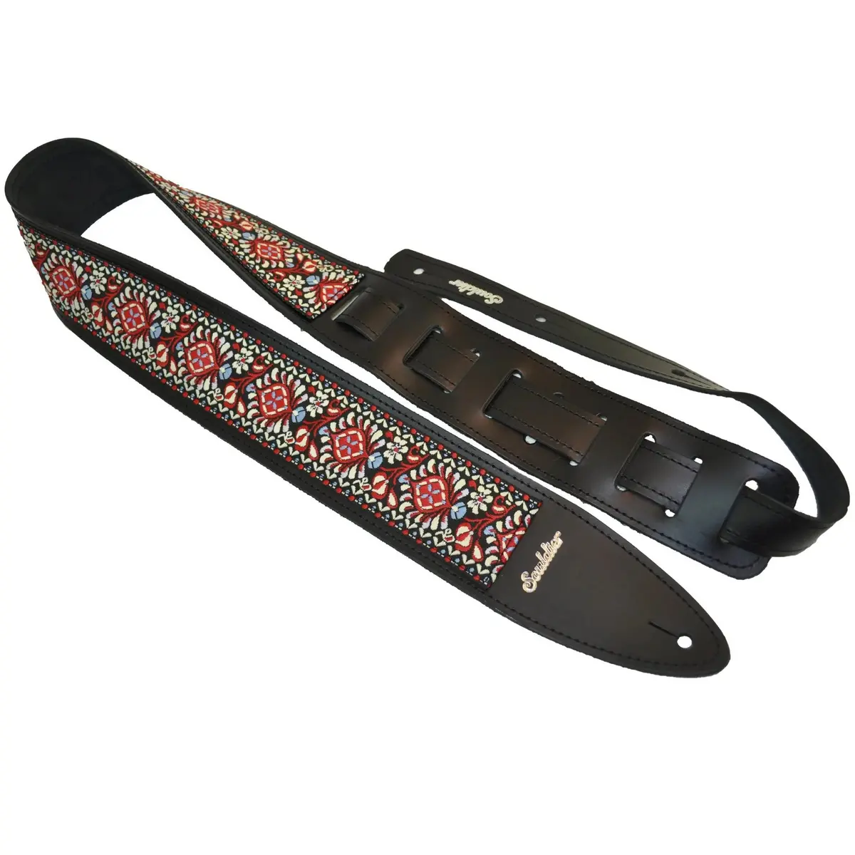 Souldier Hendrix Black Torpedo Guitar Strap *Free Shipping In The Usa* 1