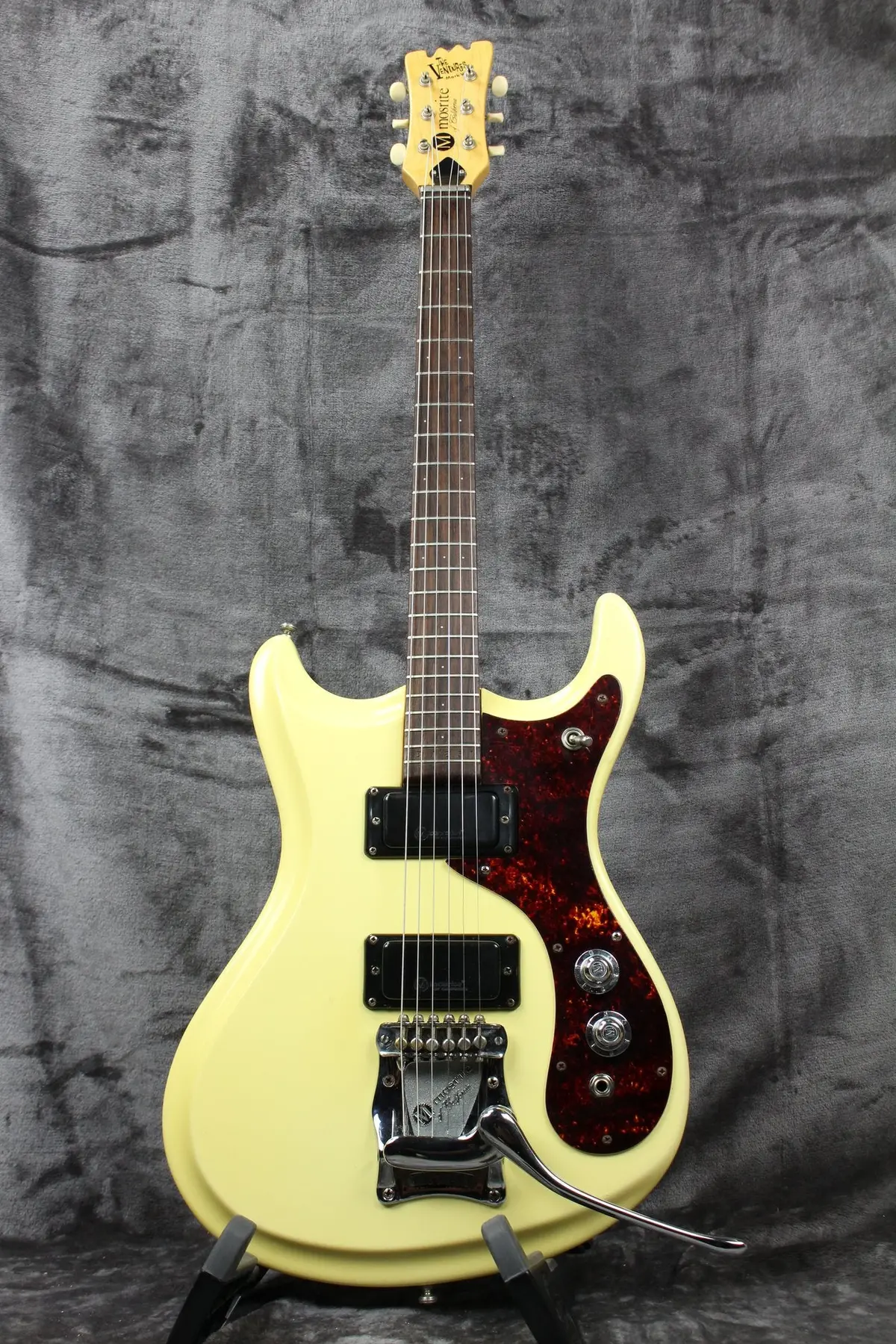 1966 Mosrite Of California "The Ventures" Mark V - Vintage White With Original Case 1