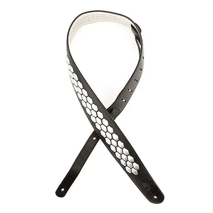 D'addario L25s1503 Hex Stud Guitar Strap 1