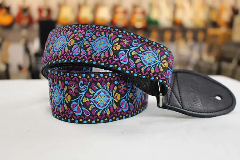 Souldier Hendrix Turquoise Guitar Strap *Free Shipping In The Usa* 1