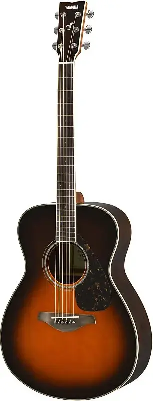Yamaha Fs830-Tbs Solid Spruce Top Concert Acoustic Guitar Tobacco Sunburst *Free Shipping In The Us* 1