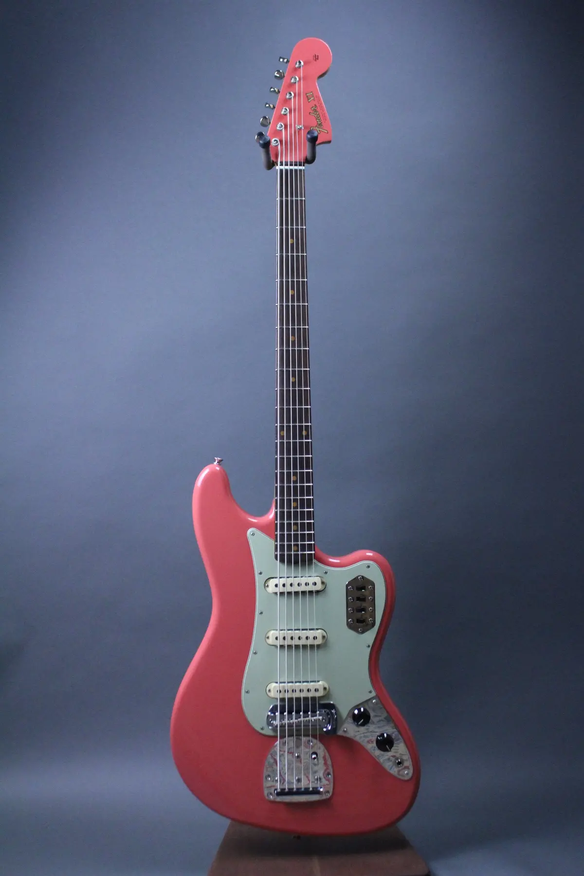 2024 Fender Custom Shop Bass Vi Fiesta Red Journeyman Relic 1