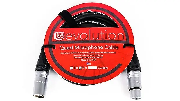 Pro Co Evolution Evlmcn-5 5 Ft Mic Cable *Free Shipping In The Usa* 1