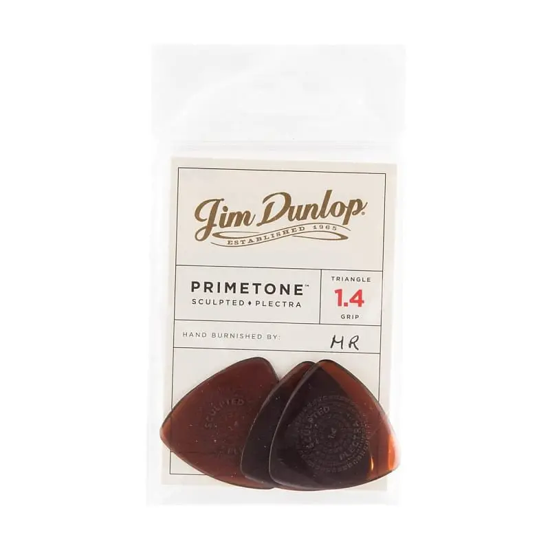 Dunlop Primetone Triangle Grip Picks 3 Pack, 1.4Mm- 512P1.4 1