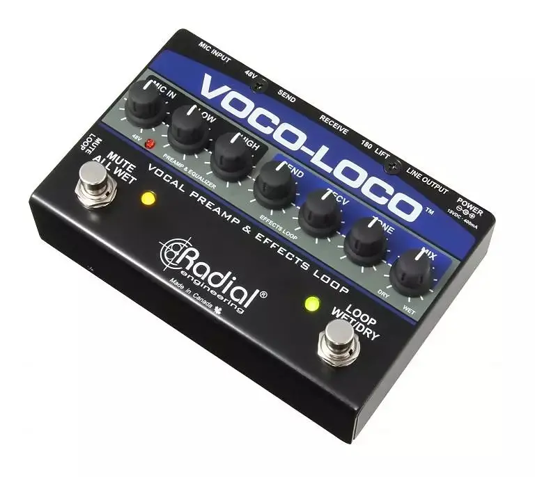 Radial Engineering Tonebone Voco-Loco Mic Preamp & Effect Loop *Free Shipping In The Usa* 1