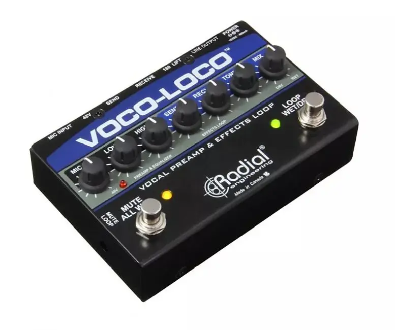 Radial Engineering Tonebone Voco-Loco Mic Preamp & Effect Loop *Free Shipping In The Usa* 2