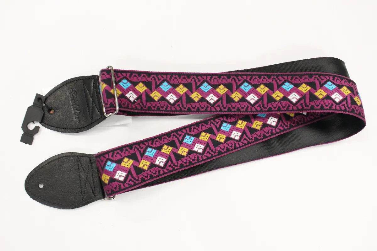 Souldier Custom Guitar Strap Clapton Purple *Free Shipping In The Usa* 1
