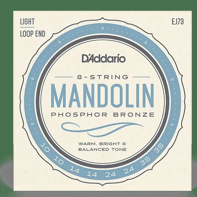 D'addario Ej73 Light Phosphor Bronze Mandolin Strings 1