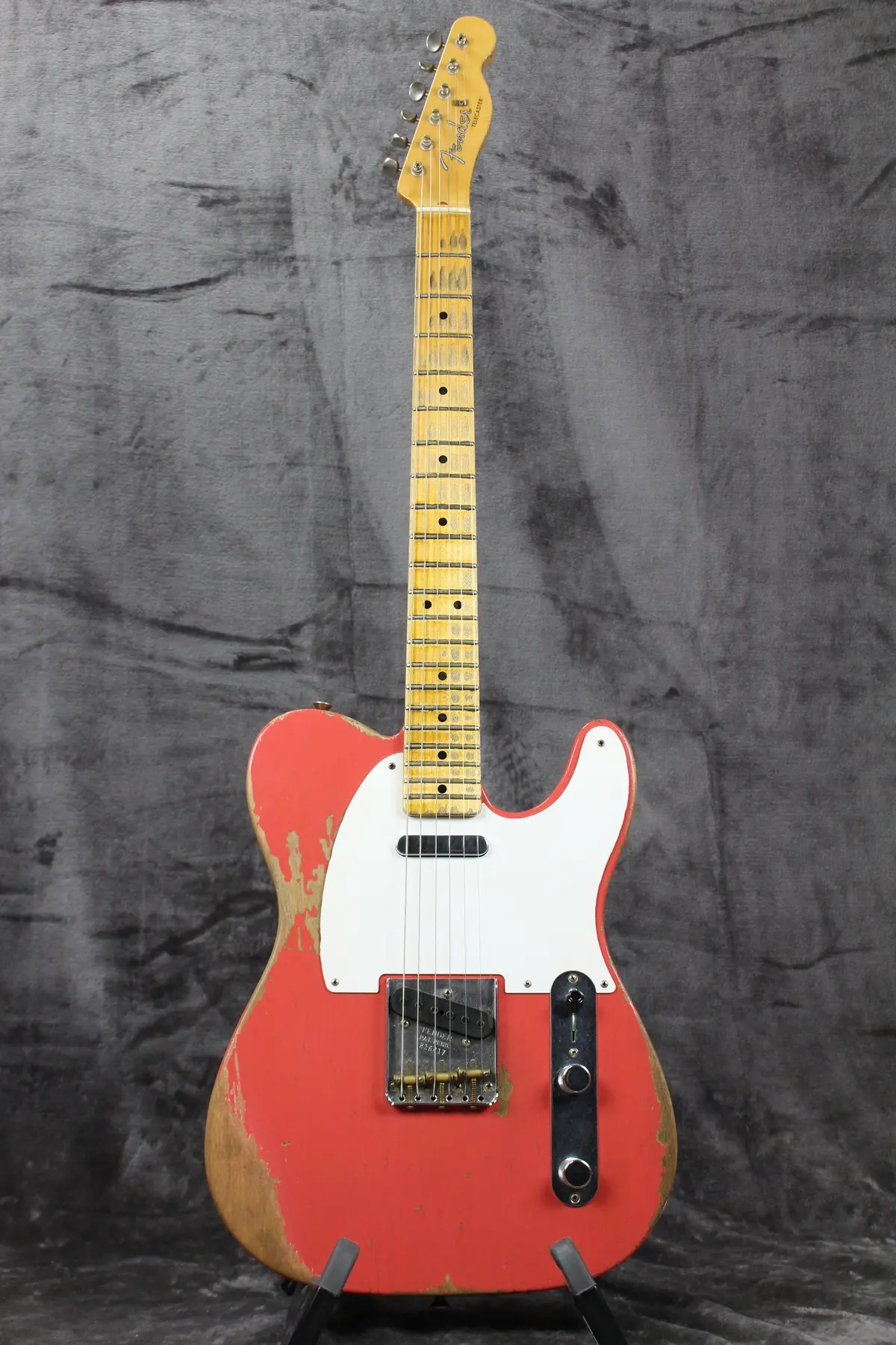 2017 Fender Custom Shop 50'S Telecaster Relic Fiesta Red 1