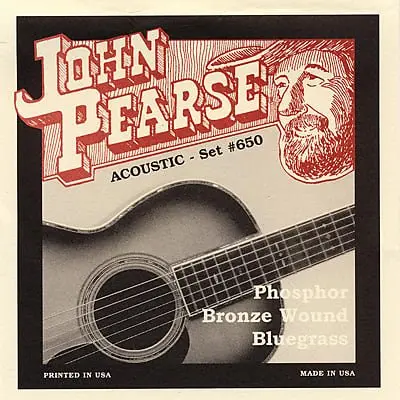 John Pearse Strings Bluegrass 12-56 Phosphor Bronze Jp650lm 1