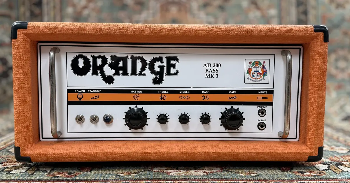 Orange  Ad 200 Mk3 W/ Road Case 1