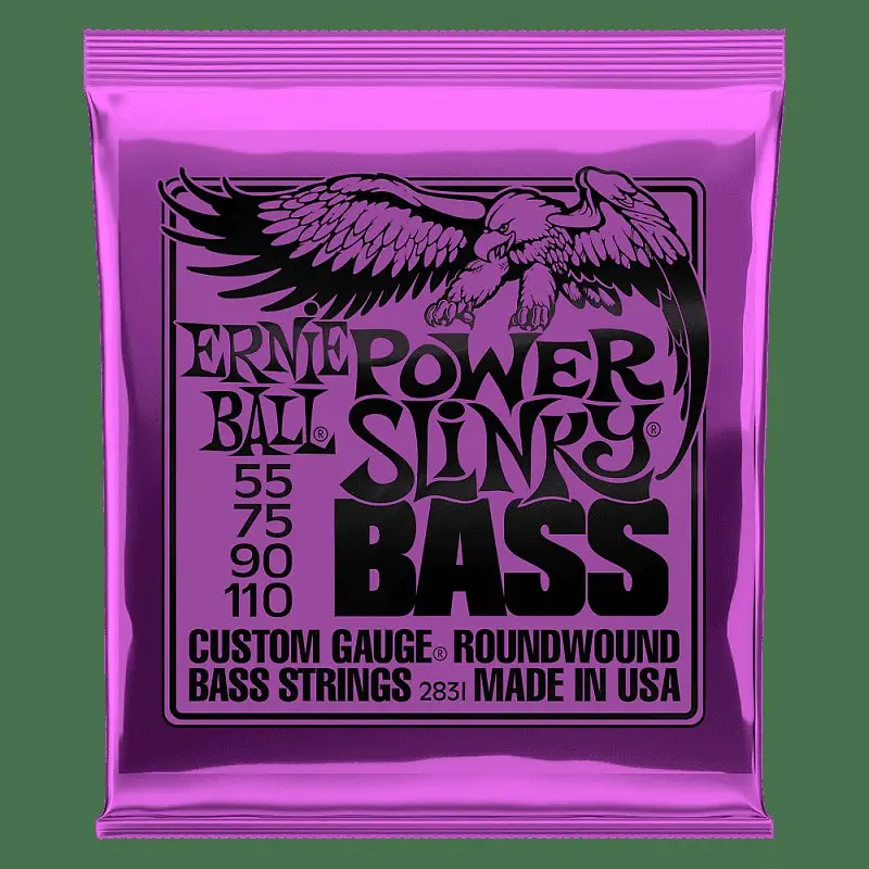 Ernie Ball 2831 Power Slinky Electric Bass Strings 55-110 Gauge 1