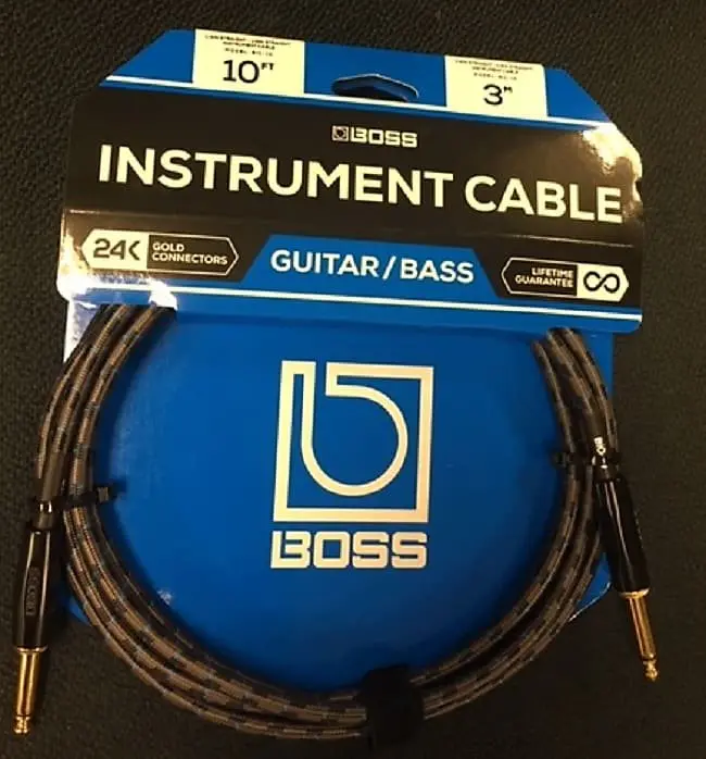 Boss Bic-10 1/4" Straight To Straight Ts Instrument Cable - 10' *Free Shipping In The Usa* 1