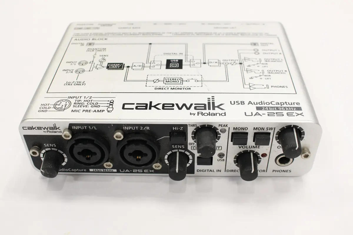 Roland Cakewalk Ua-25 Ex Usb Audio Capture Interface 1