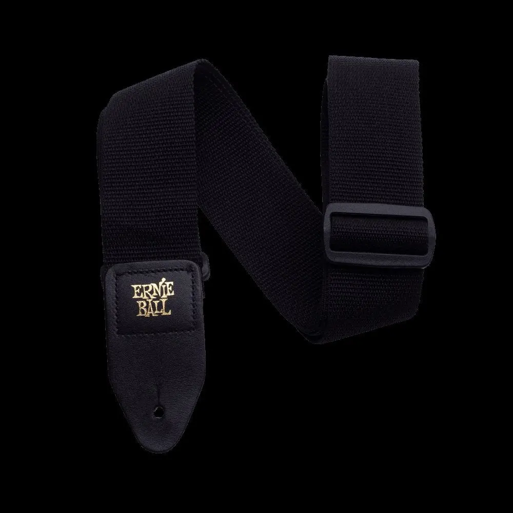 Ernie Ball Polypro Guitar Strap/Bass Strap - Black 1