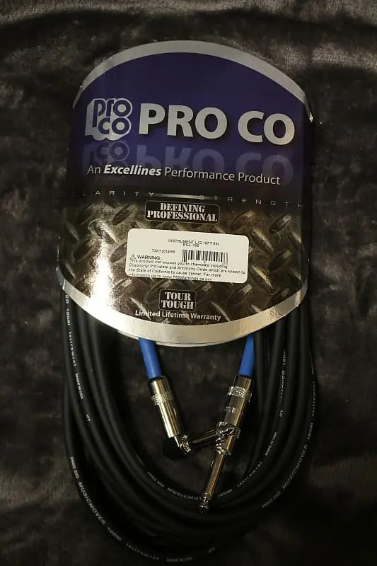 Pro Co Instrument Cable L/Q 18Ft 6In Egl-186 *Free Shipping In The Usa* 1