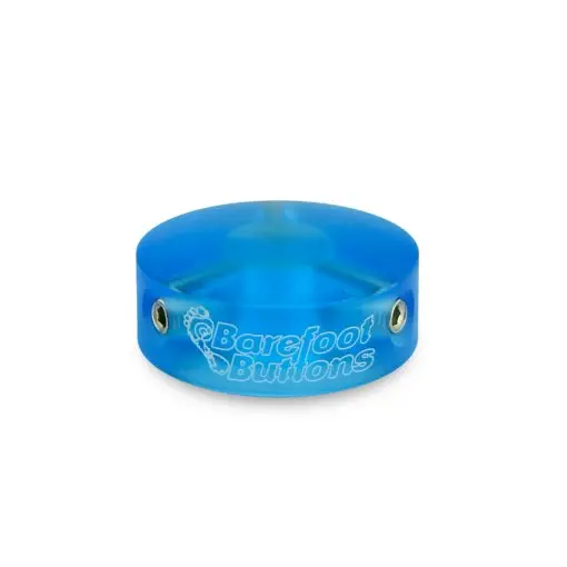 Barefoot Buttons V1 Colored Acrylic Blue 18-V1-St-Ba 1