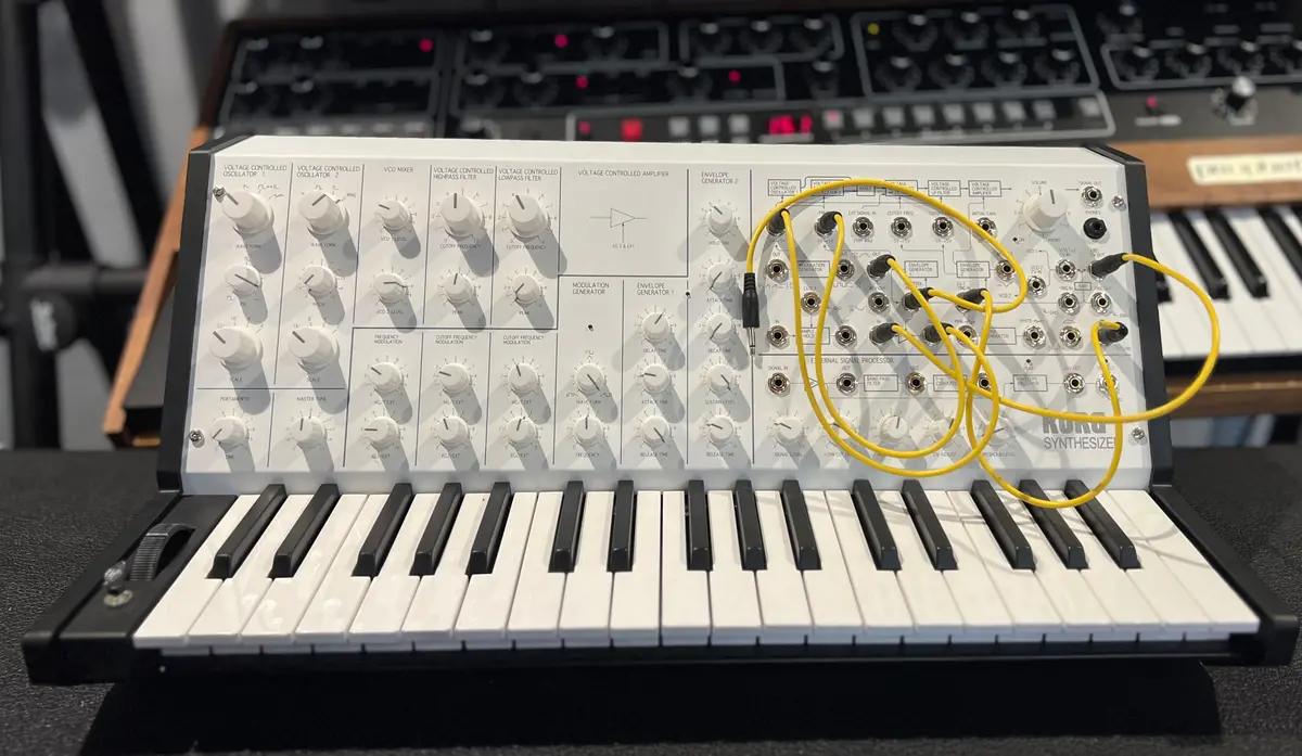 Korg Ms-20 Mini White W/ Cables & Box 1