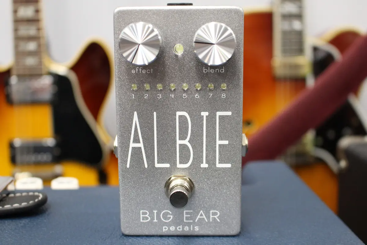 Big Ear Pedals Albie Ambient Modulator Silver *Free Shipping In The Usa* 1