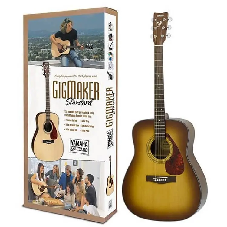 Yamaha Gigmaker Standard Acoustic Pack Tobacco Sunburst 1