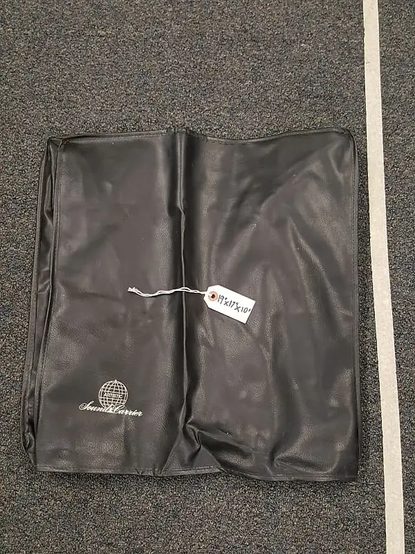 Vintage Sound Carrier Artistic Black Vinyl Dust Cover For 19"X17"X10" Amp 1
