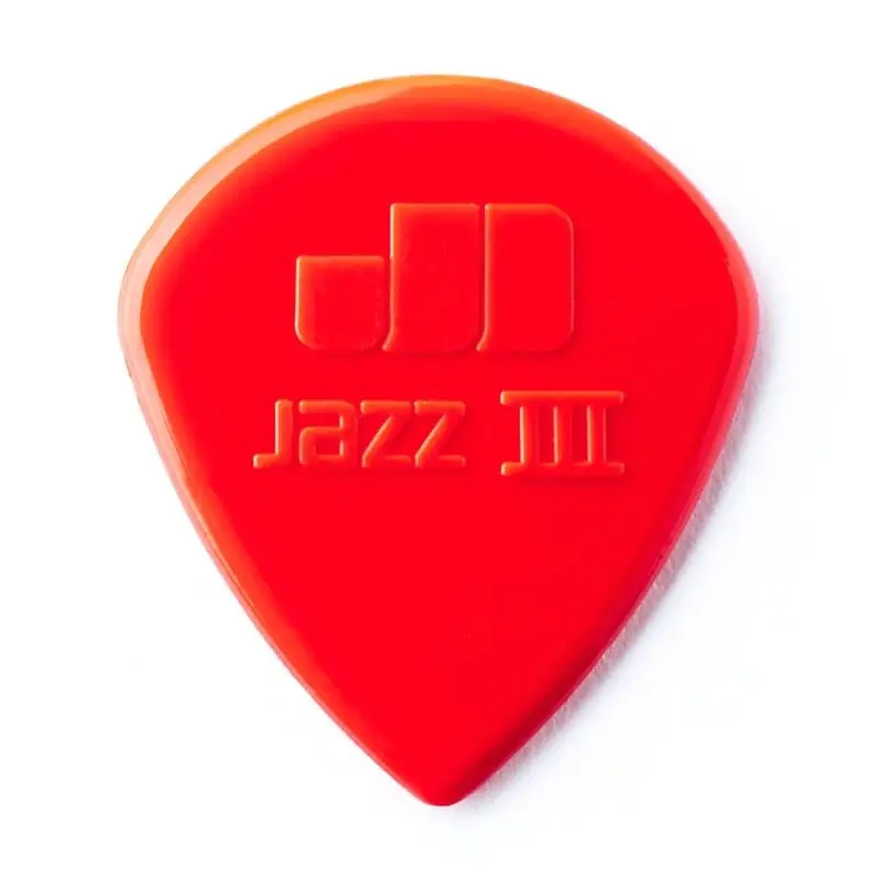 Dunlop Jazz Iii Nylon Picks, 6 Pack- 47P3n Red 1