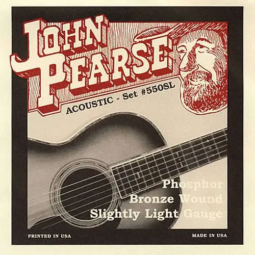 John Pearse Strings Phosphor Bronze Slightly Light 11-50 Jp550 Sl 1