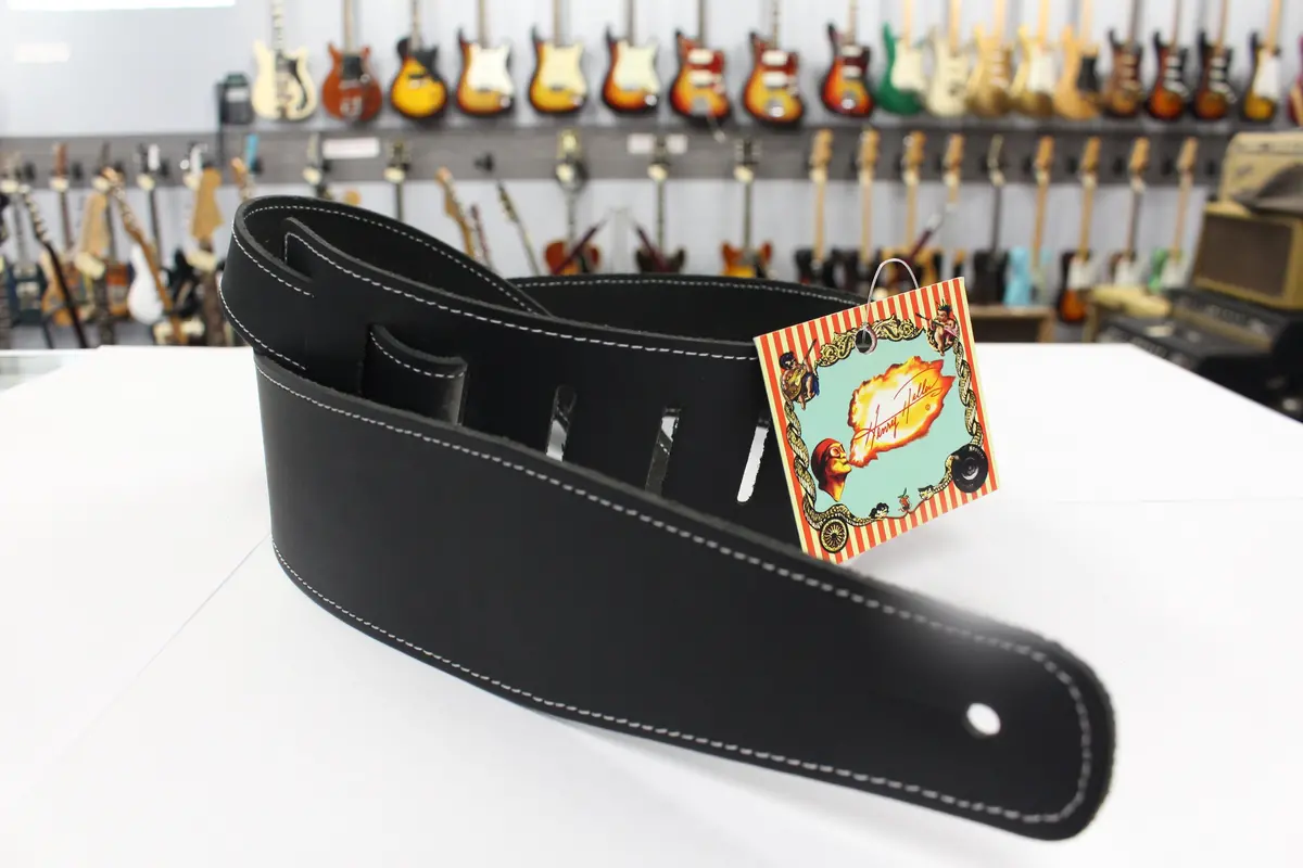 Empire Guitars Black Guitar Strap Hbl25-Blk/Blk 1