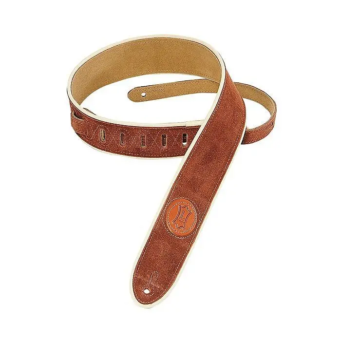Levy's Mss3-2Cp-Rst Hand-Brushed Suede Guitar Strap  *Free Shipping In The Usa* 1