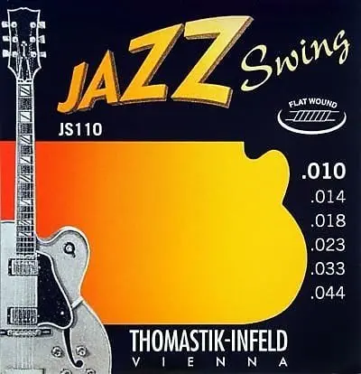 Thomastik-Infeld	Js110 Jazz Swing Flatwound Electric Guitar Strings - Extra Light (.10 - .44) 1